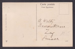 Vintage postcard EGYPT Cairo Sphinx and Pyramids