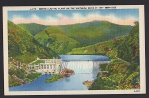 East Tennessee Hydro-Electric Plant on the Watauga River ~ Linen