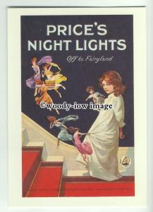 ad0288 - Prices Night Light - Off To Fairy Land - Modern Advert Postcard