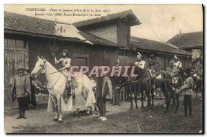 Postcard Old Compiegne Festivals of Jeanne d & # 39Arc Miss Alice Dumars and ...