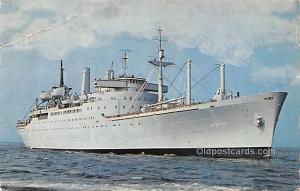 United States Naval Ship Geiger T-AP 197 Military Battleship 1957 