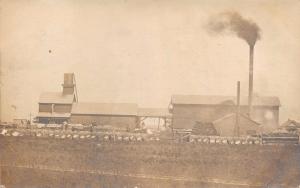 INDUSTRIAL PLANT~COTTON PROCESSING ? ~REAL PHOTO POSTCARD 1910s