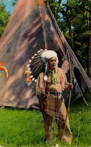 North Carolina Cherokee Indian Reservation Chief Standing Deer