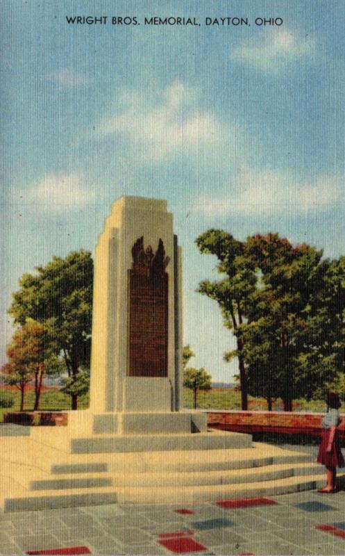 Ohio Dayton Wright Brothers Memorial Curteich