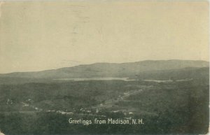 Madison, New Hampshire Bird's Eye View, 1912 Postcard Postally Used