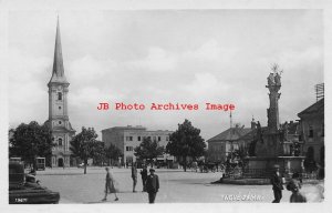 Slovakia, Nove Zamky, RPPC, Street Scene, Prava Photo No 19671