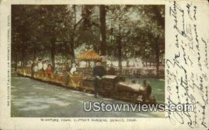 Miniature Train, Elitch's Gardens - Denver, Colorado CO