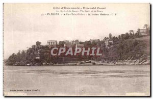 Old Postcard Cote Emeraude Emerald Coast Plouer Port St. Hubert St. Hubert Ha...