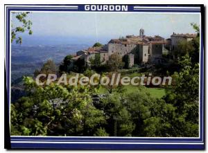 Modern Postcard The French Riviera Gourdon the picturesque village in the pol...