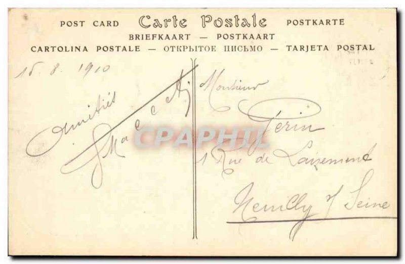 Postcard Old Carrouges Chateau d View Together