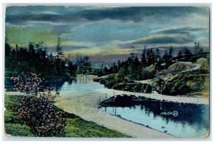 c1905 Rockwood Park St. John New Brunswick Canada Antique Postcard