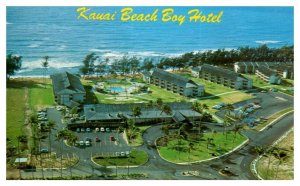 Aerial View Kauai Beach Boy Hotel Hawaii Postcard