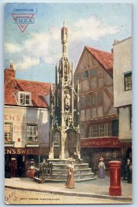 Hampshire England Postcard City Cross Winchester c1910 Oilette Tuck Art