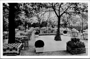 RPPC Germany Dusseldorf Meererbusch restaurant - outdoor dining area