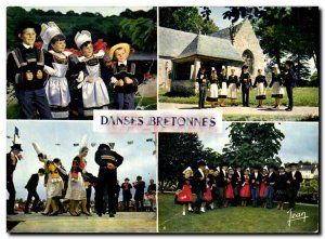Postcard Modern Dances Breton Folklore