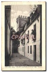 Old Postcard Sevilla Calle del Barrio de Ste Cruz