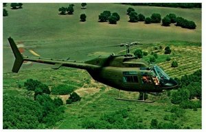 United States Army OH 58 helicopter Military Postcard