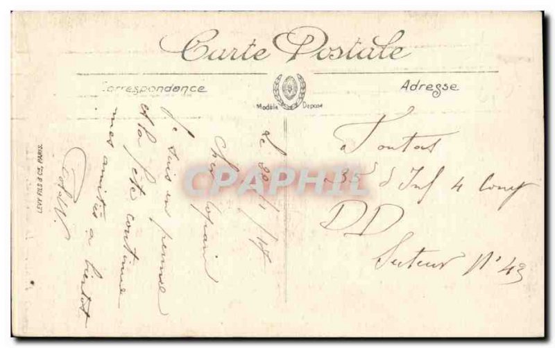 Old Postcard Paris Montmartre Sacre Coeur