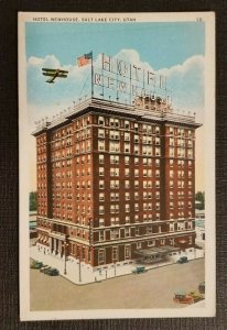 Mint Vintage Illustrated Postcard Hotel Newhouse Salt Lake City Utah