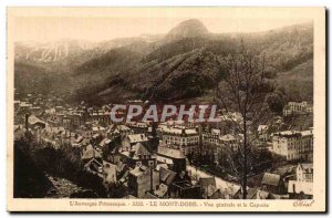 Old Postcard L & # 39Auvergne pittoreasque gilds the mountains general view a...