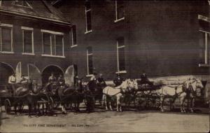 Oil City PA Fire Department c1910 Postcard