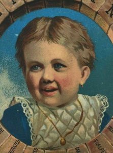 Victorian Trade Card Binghamton Oil Refining Co NY Child Petrolina