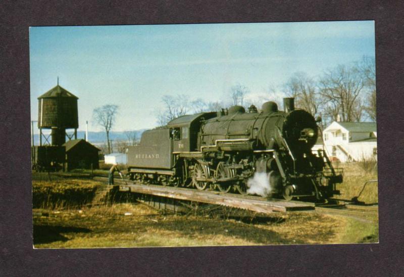 VT Rutland Railroad Train 76 Engine Bennington Vermont