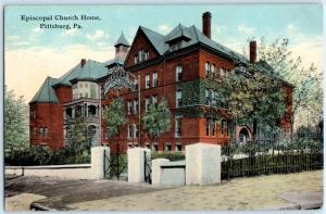 PITTSBURG, Pennsylvania  PA    EPISCOPAL CHURCH HOME  1912   Postcard