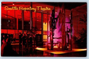 Seattle Washington WA Postcard Seattle Center Playhouse Scene c1960's Vintage