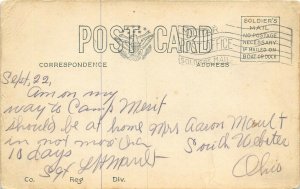 SS President Grant Steamship WWI Postcard Jewish Welfare Board Soldiers Mail