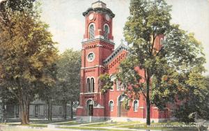 Brockport NY~Methodist Church~Brilliant Belltower~Elaborate Architecture 1914 PC 