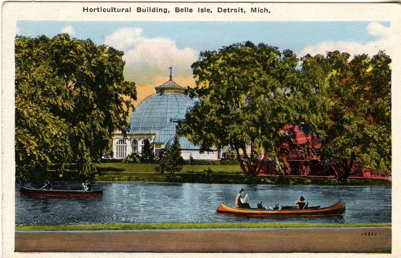 MI - Detroit. Belle Isle, Horticultural Building