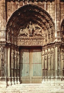 Postcard Les Marveilles De Chartres Eure-Et-Loir La Facade Principale Cathedrale