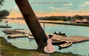 Iowa Sioux City Scene In Riverside Park