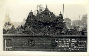 Real Photo, Wishing Well - Los Angeles, California CA  