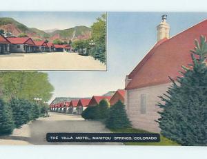 Unused Pre-1980 MOTEL SCENE Manitou Springs Colorado CO hk0309-12