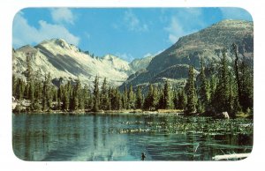 CO - Rocky Mountain National Park. Long's Peak from Nymph Lake