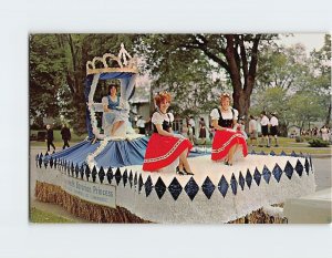 Postcard Bavarian Princess and her Court, Bavarian Festival, Frankenmuth, MI