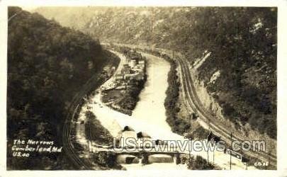 Real Photo - The Narrows in Cumberland, Maryland