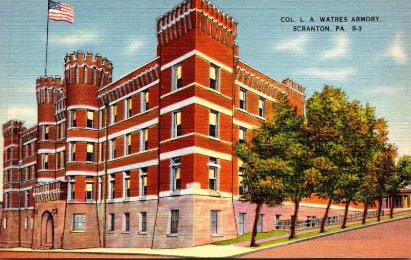 Pennsylvania Scranton Colonel L A Watres Armory