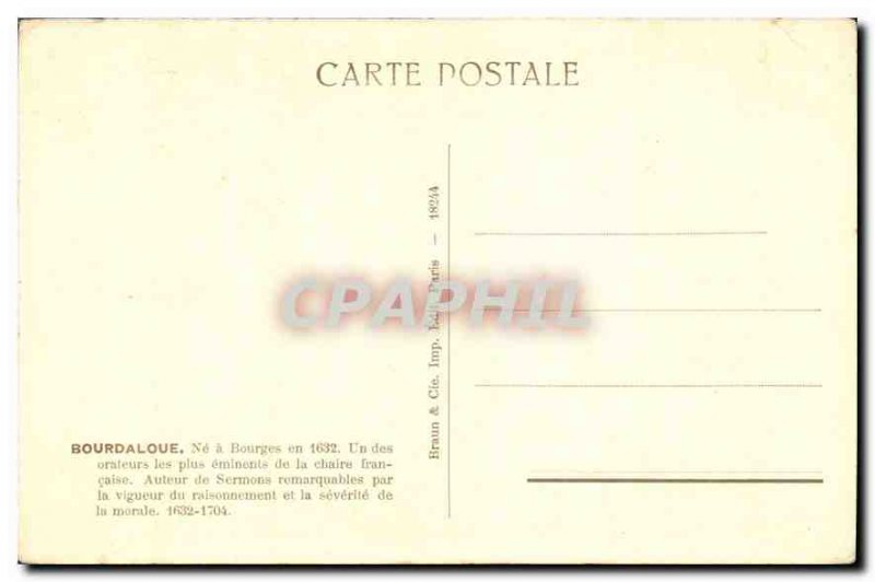Postcard Old Bourdaloue