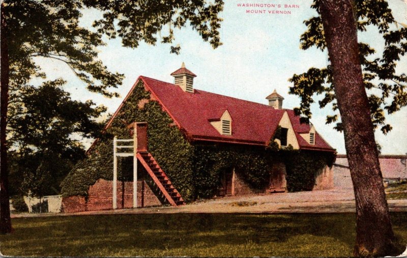 Virginia Mount Vernon Washington's Barn