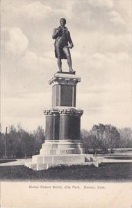 Colorado Denver Robert Burns Statue City Park