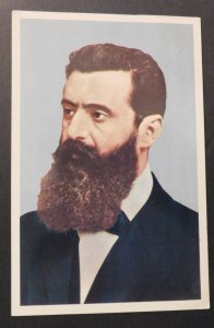 Mint Postcard Theodov Herzl Jewish Israel Laywer Activist