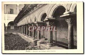 Old Postcard Aosta Cloister of Colleglo delle Orsoline