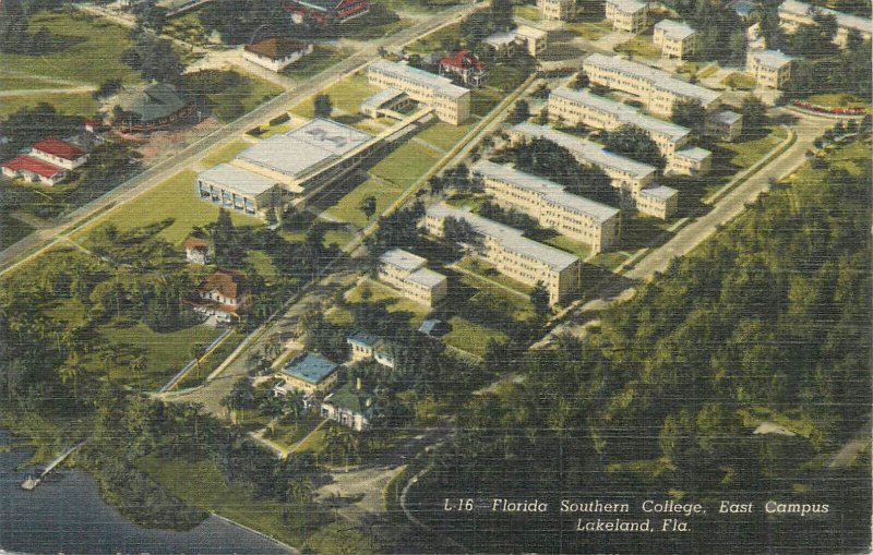 United States Florida Southern College East Campus Lakeland aerial view linen 