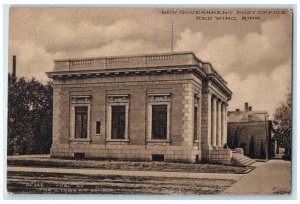 1910 New Government Post Office Building Red Wing Minnesota MN Antique Postcard