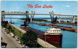 M-76921 The Soo Locks Sault Ste Marie Michigan USA