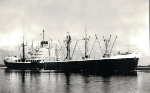 Nederlandse Stoomvaart Maatschappij m.s. Karimata Ship Vintage RPPC 06.12