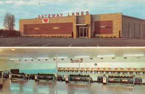 Benton Harbor Kentucky Gateway Lanes Multiview Vintage Postcard KK2015